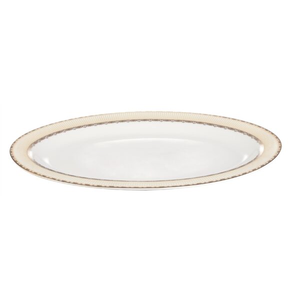 Lorren Home Trends 57-piece Margaret Bone China Dinnerware Set (Service for 8)
