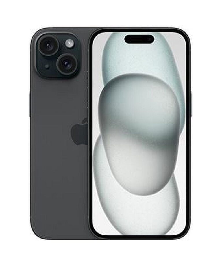 Restored Apple iPhone 15 - Fully Unlocked - 128 GB Black (Refurbished)